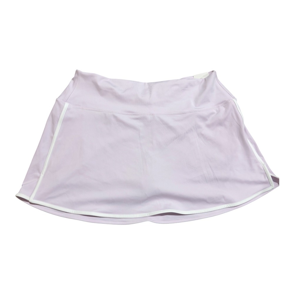 DSG Womens XXL Activate High-Rise Skort Bouncy Lilac Piped Athletic Tennis Skirt